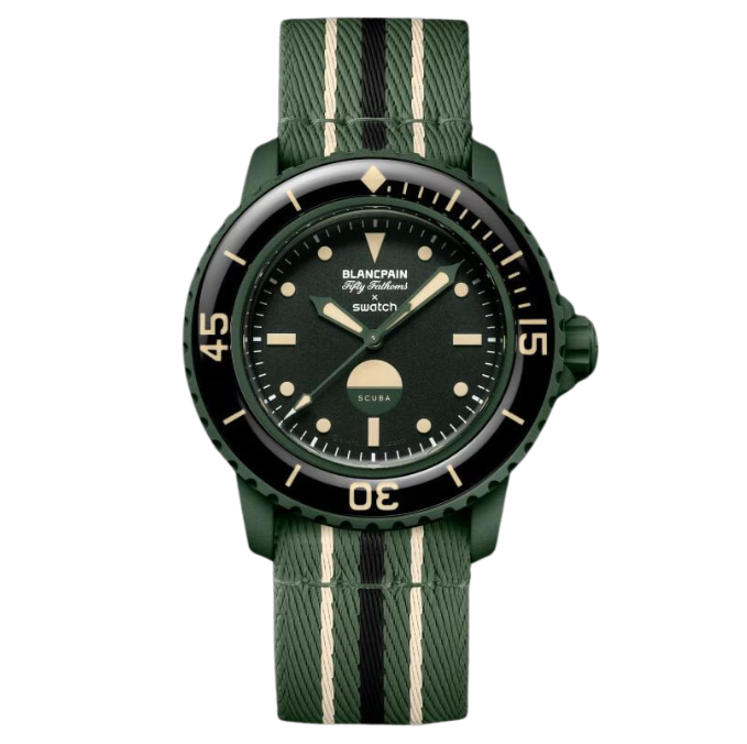 Blancpain x Swatch Scuba Fifty Fathoms Green Abyss