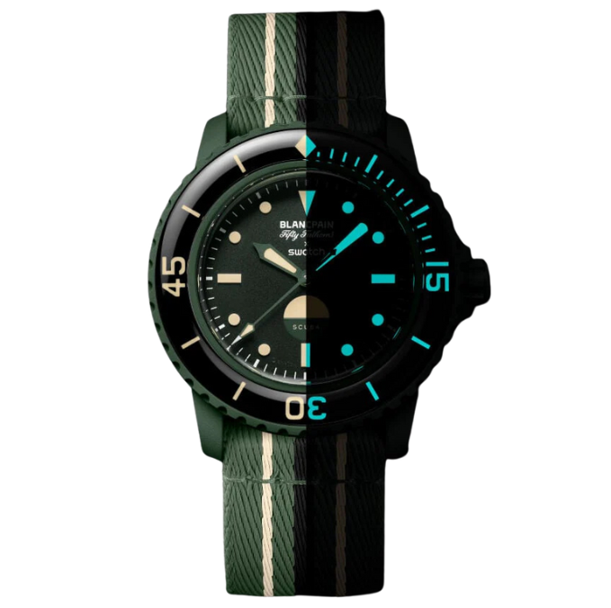 Blancpain x Swatch Scuba Fifty Fathoms Green Abyss