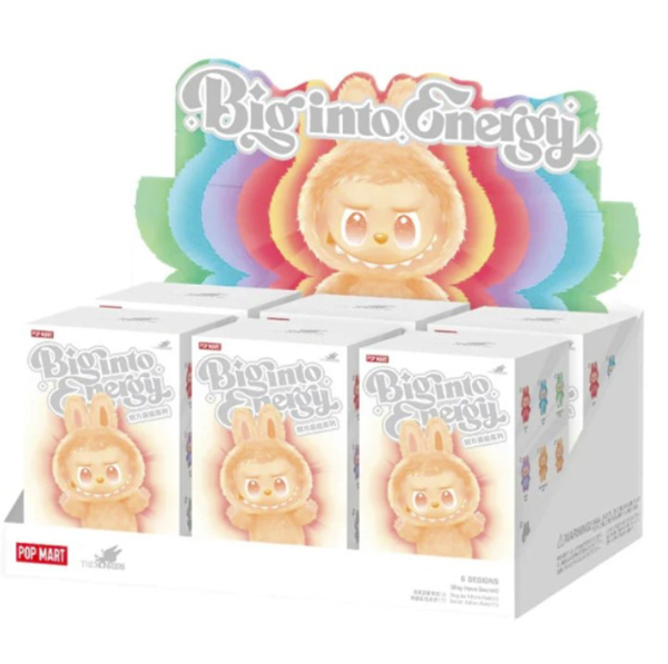 Pop Mart Labubu The Monsters Big into Energy Series Vinyl Plush Pendant Sealed Case (6 Blind Box)