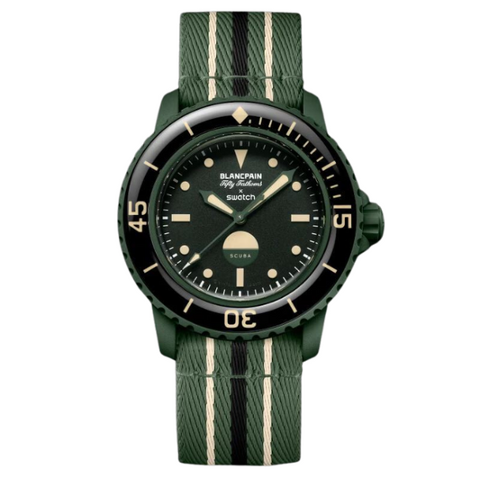 Blancpain x Swatch Scuba Fifty Fathoms Green Abyss