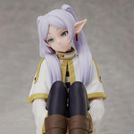 Anime Frieren Action Figure,Frieren Figure,Classic Sitting Leg-Hold Action Model Statue Figurine PVC Manga Character Desktop Decoration Collector Gifts,11cm/4.3in