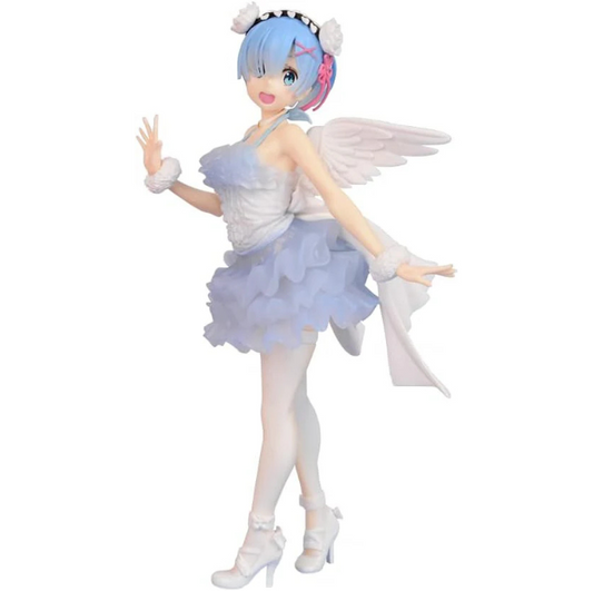 Anime Figure Rem/Ram Ramu Figure PVC Action Girl Figurine Model Statue Ornaments Decoration